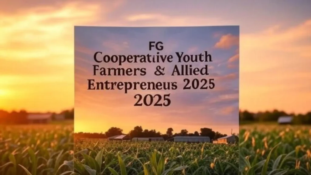 Call For Applications: FG Cooperative Youth Farmers & Allied Entrepreneurs Program 2025 (Training, Mentorship, and Grants)