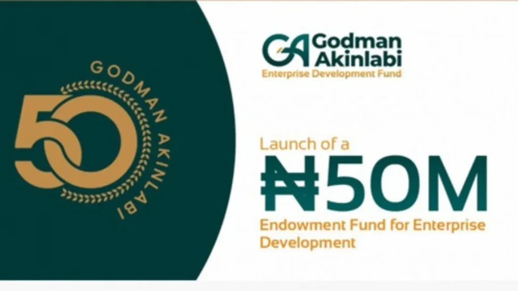 Call For Applications: The Godman Akinlabi Enterprise Development Fund For SMEs (Up to N5 Million Grant)