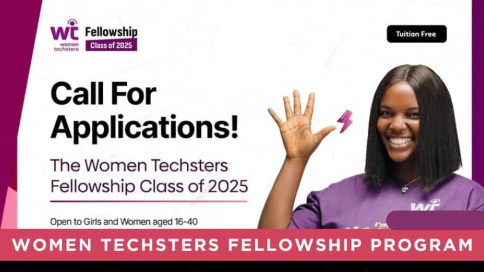 Call for Applications: Women Techsters Fellowship 2025